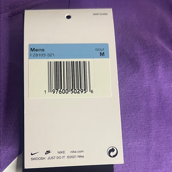 Nike men’s size medium NWT Lavender purple Golf Graphic Tee - Picture 2 of 5